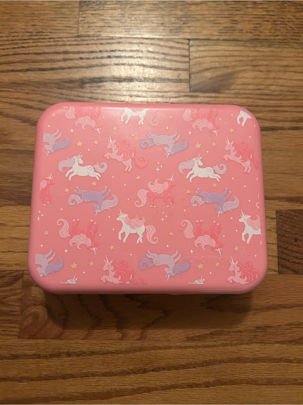 Crofton Pink & Purple Unicorn Patterned Bento Box - Super Convenient for School/
